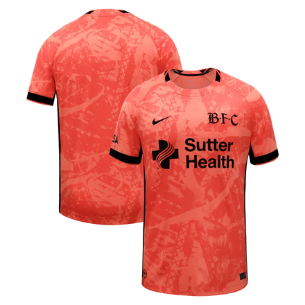 Bay FC Nike 2026 Third Stadium Jersey - Red