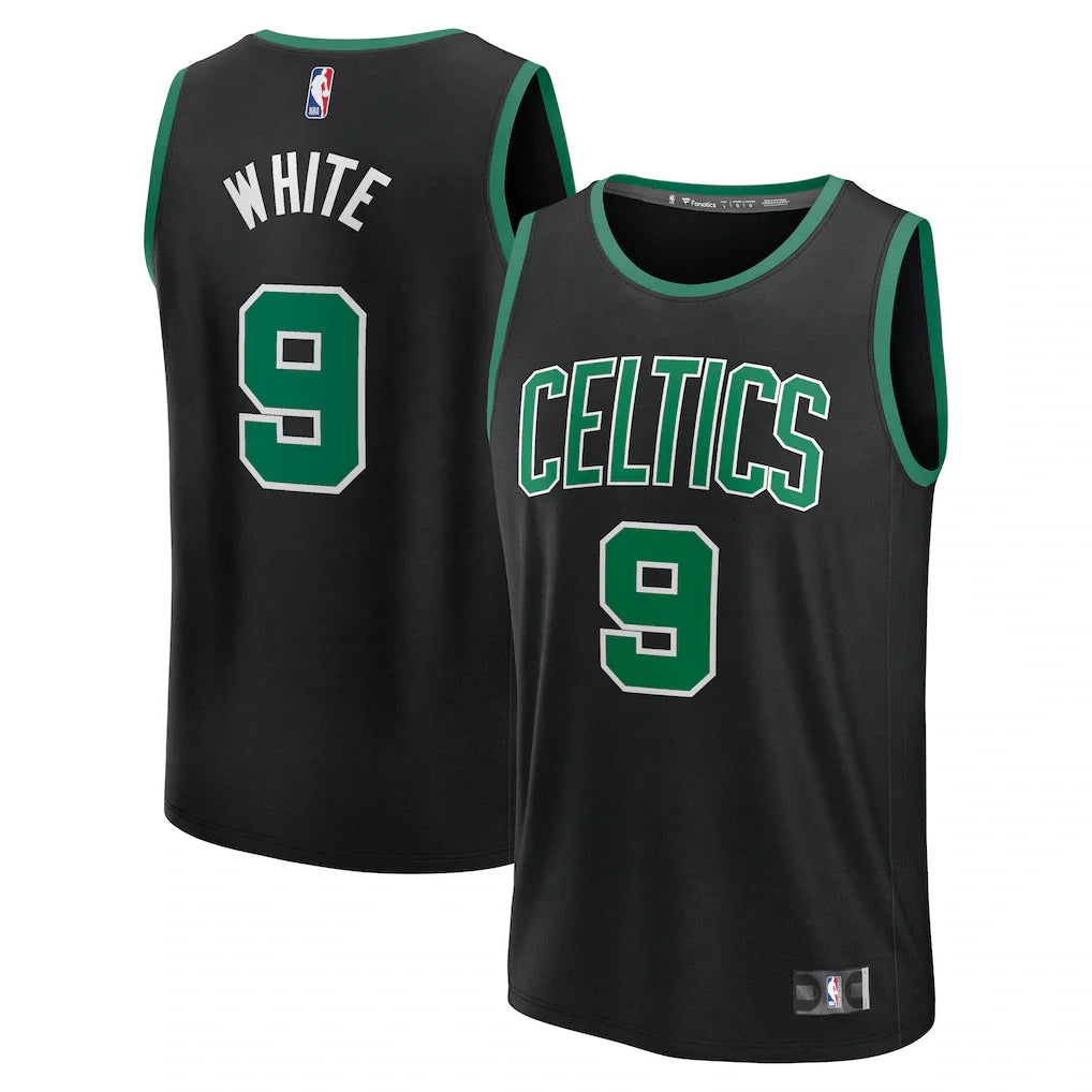 Derrick White Boston Celtics Fanatics Fast Break Player Jersey - Statement Edition - Black