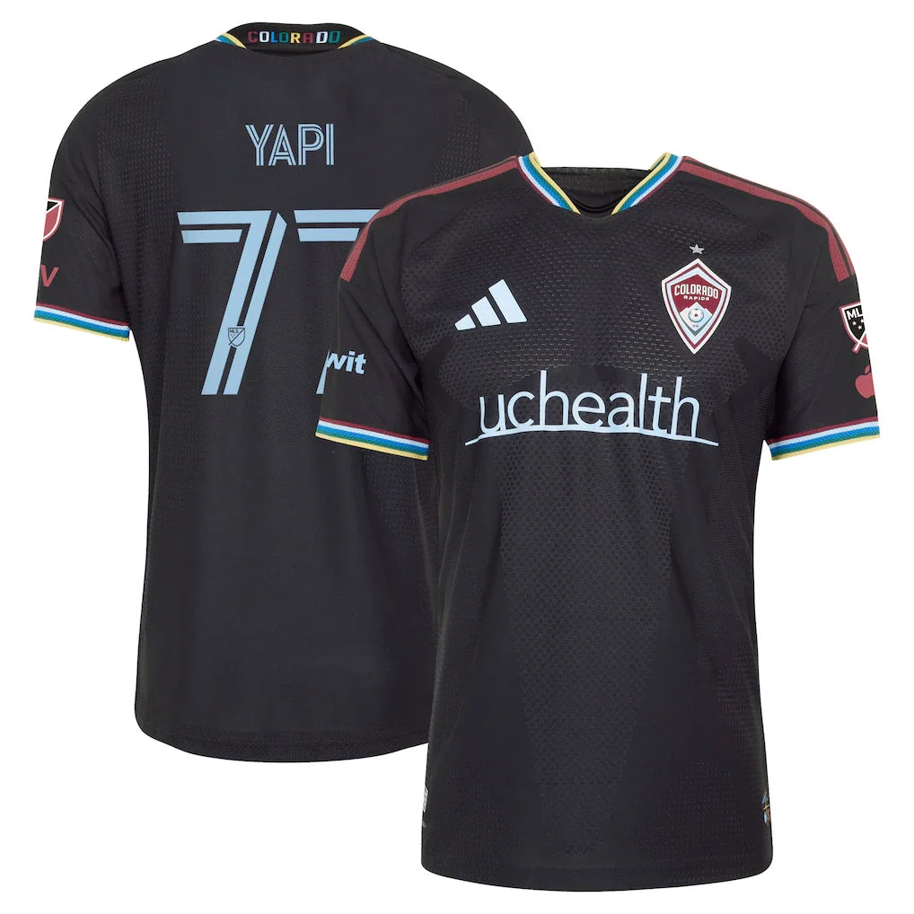 Darren Yapi Colorado Rapids 2026 Colorful Colorado On-Field Patch Jersey - Black