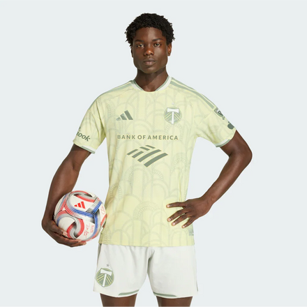 Portland Timbers 2026 Civic Stadium Kit On-Field Patch Jersey - Yellow