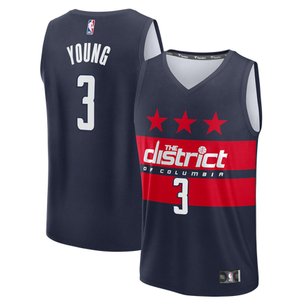 Trae Young Washington Wizards - Statement Edition - Navy