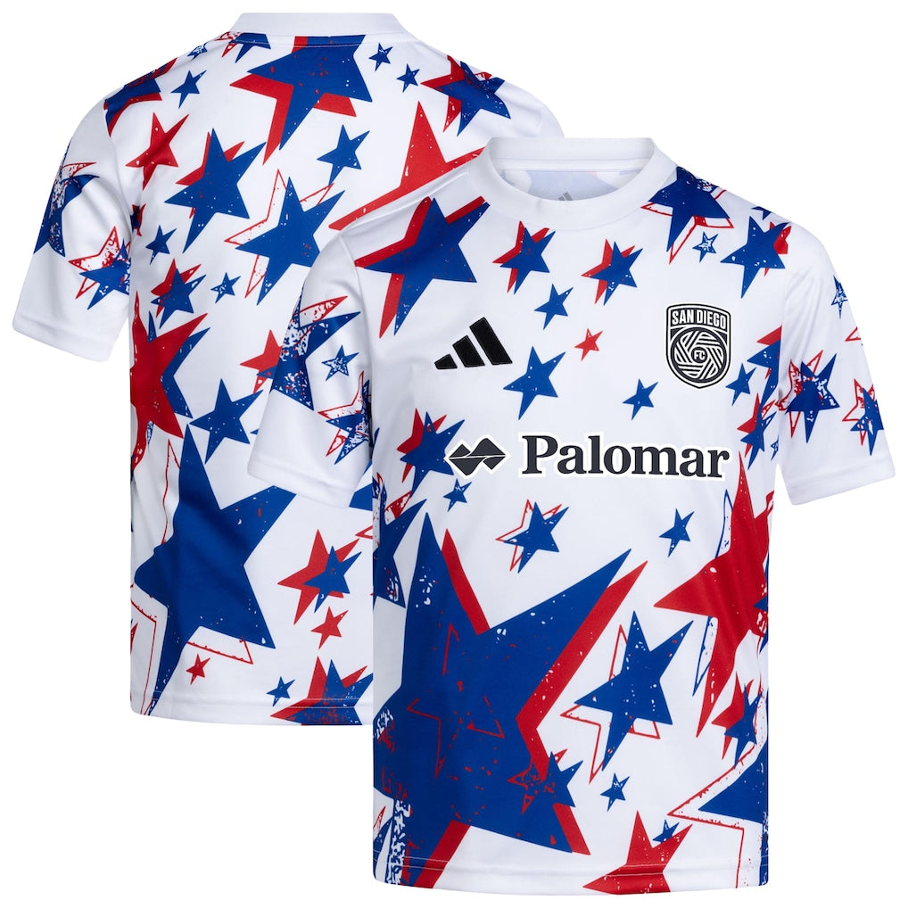 San Diego FC Youth 2026 Americana Pre-Match Jersey - White