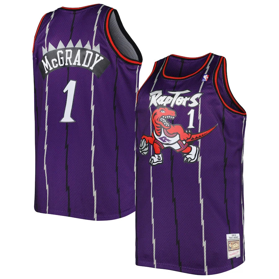 Tracy McGrady Toronto Raptors Big & Tall Hardwood Classics 1998/99 - Purple