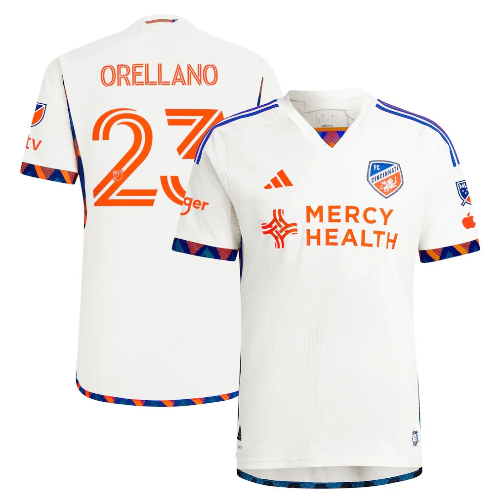 Luca Orellano FC Cincinnati 2024 The Canvas Kit Player Jersey - White