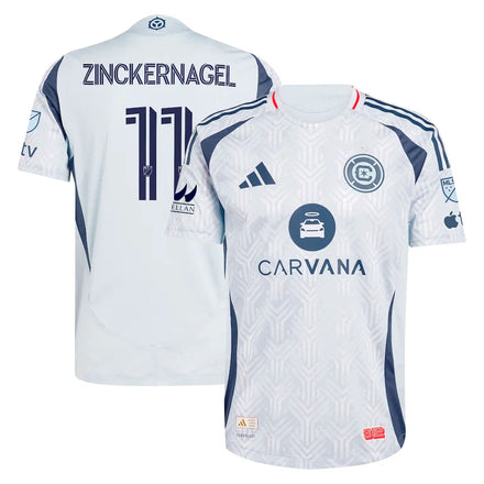 Philip Zinckernagel Chicago Fire 2025 The Municipal Kit On-Field – Light Blue