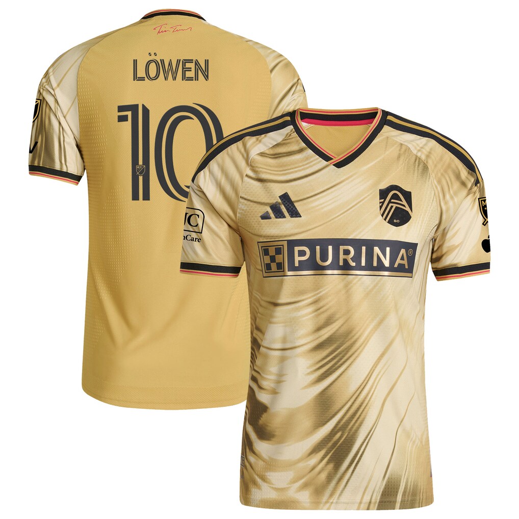 Eduard Löwen St. Louis CITY SC 2026 The Tina Turner Kit On-Field Patch Jersey - Yellow