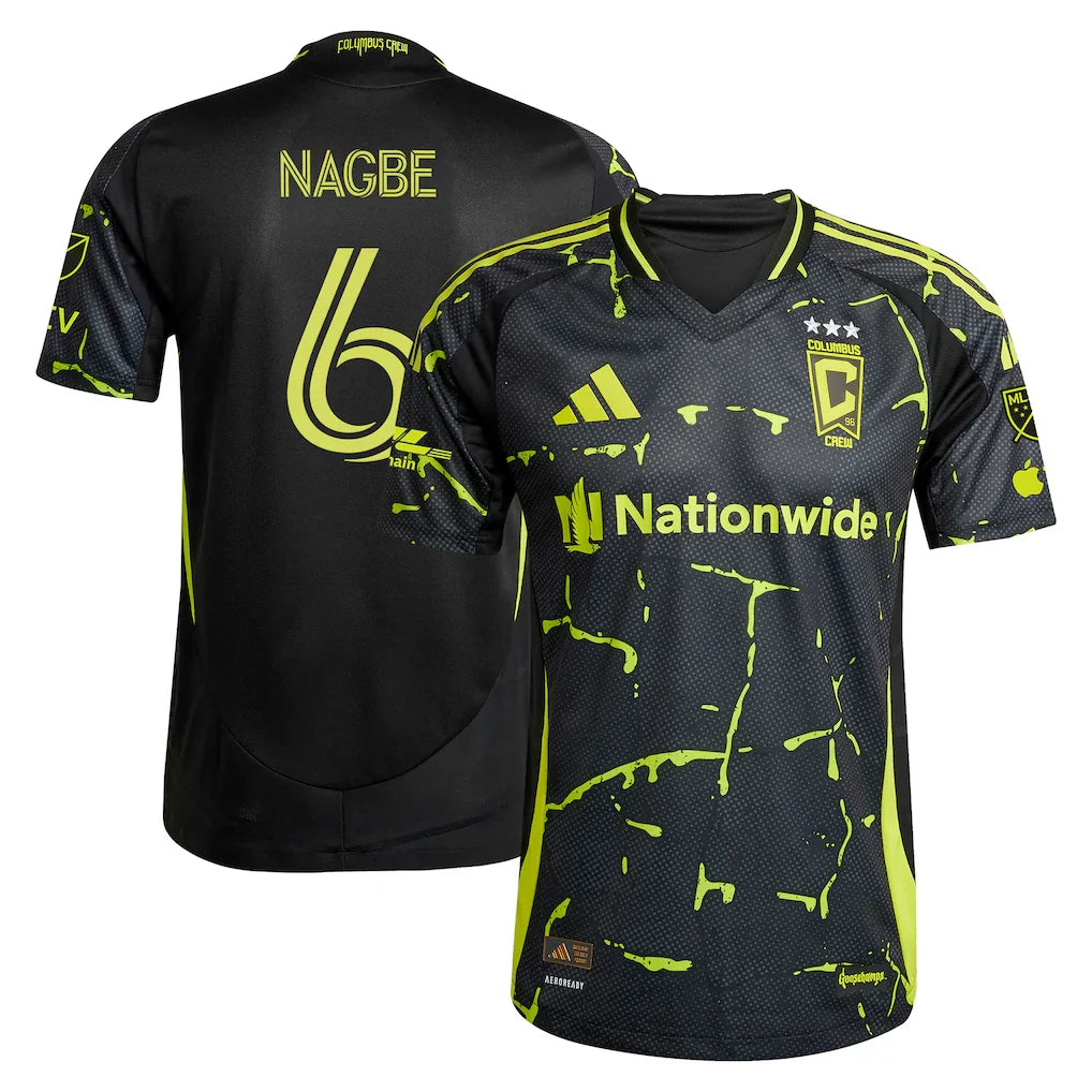 Darlington Nagbe Columbus Crew 2025 The Goosebumps Kit Player Jersey - Black