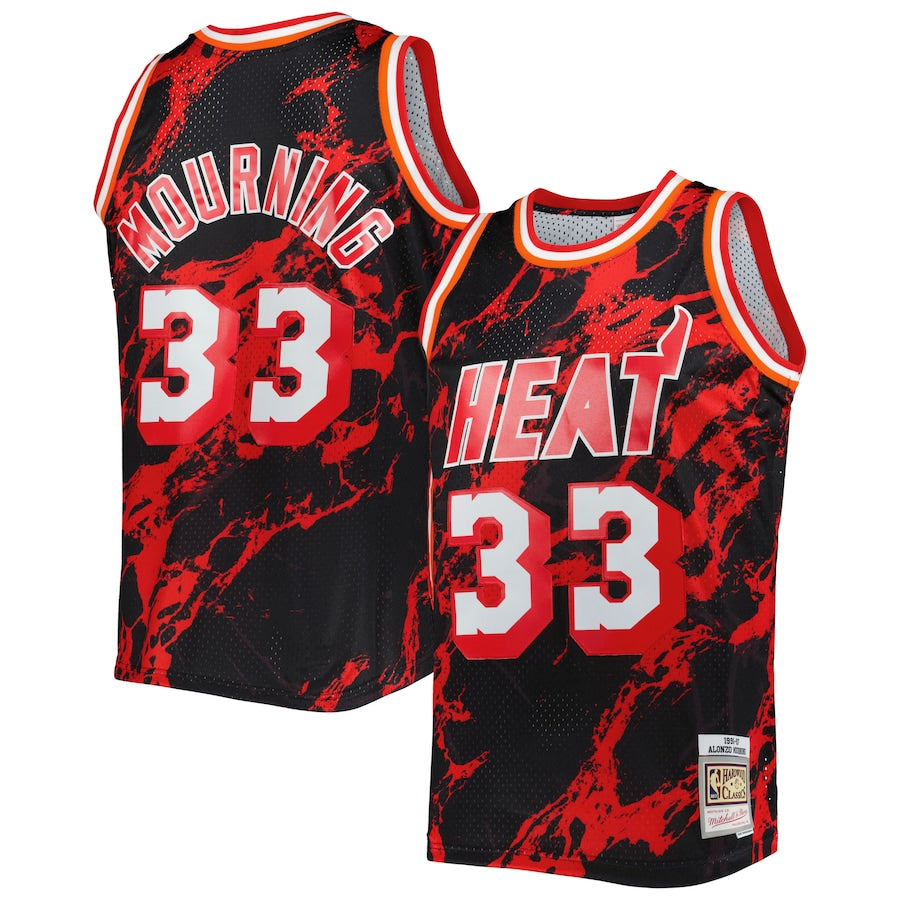Alonzo Mourning Miami Heat 1996/97 Hardwood Classics Marble - Black