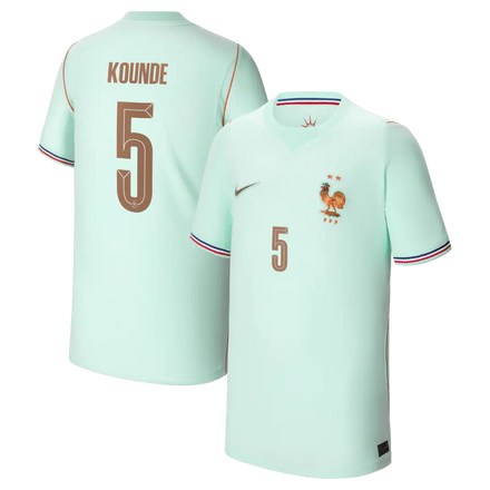 Jules Koundé France National Team Nike Youth 2026 Away Stadium Jersey - Green