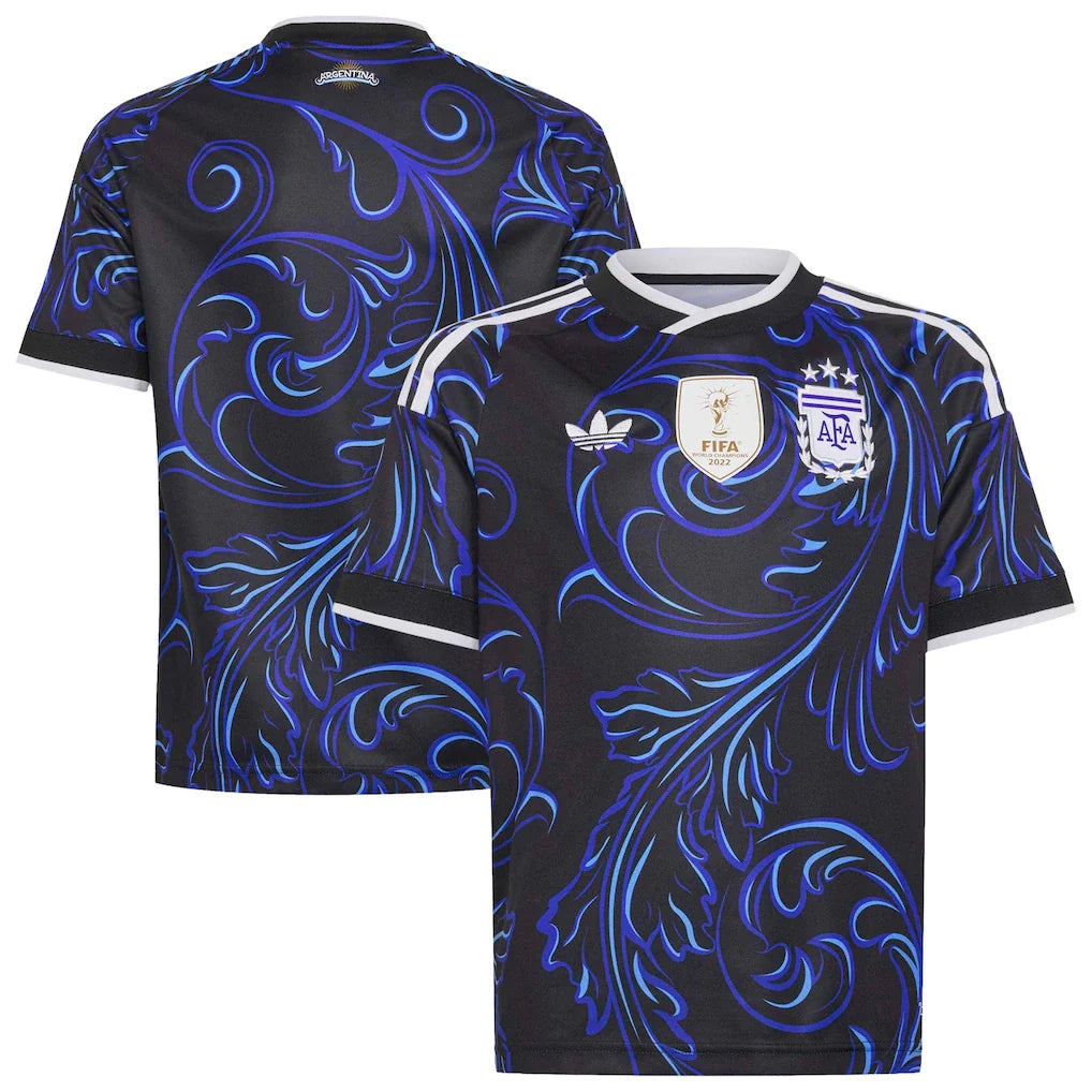 Argentina National Team adidas Youth 2026 Away Jersey - Black