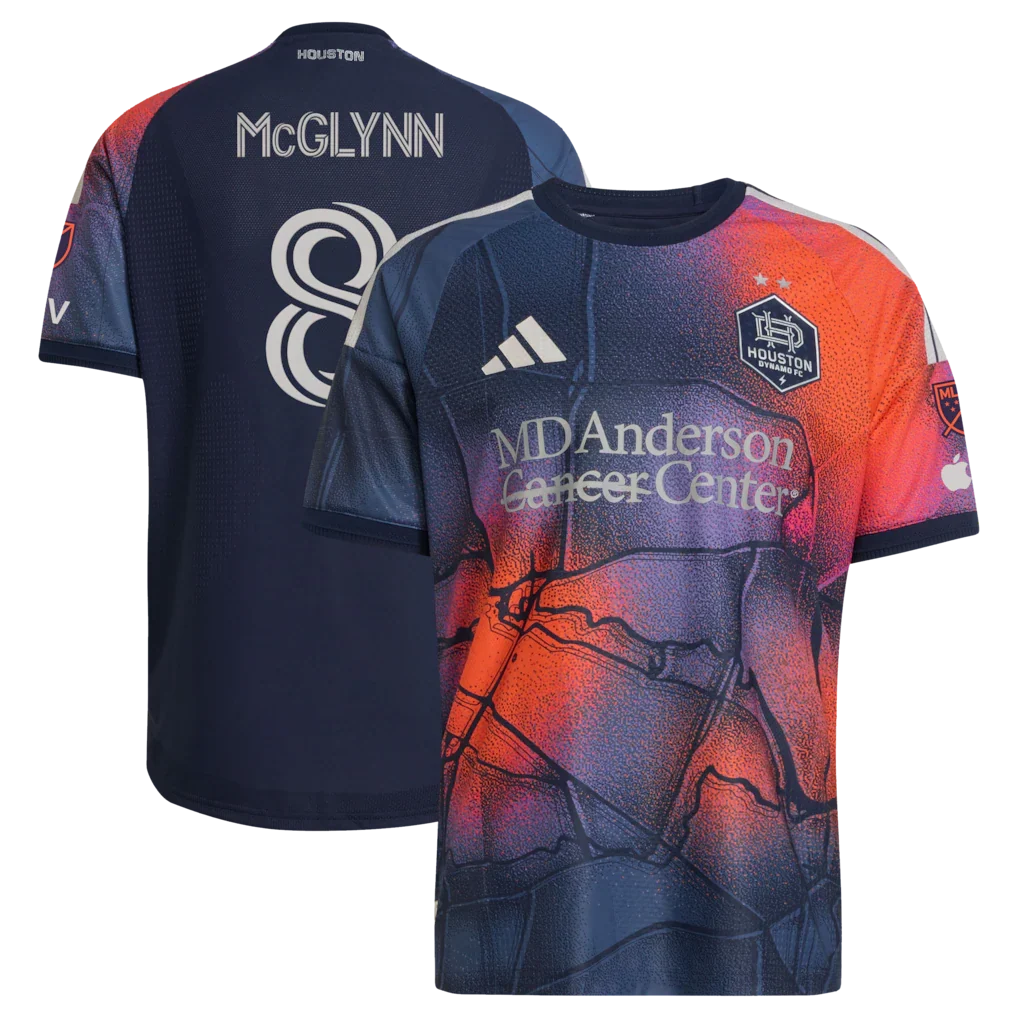 Jack McGlynn Houston Dynamo FC 2026 Mission Control On-Field Patch Jersey - Blue