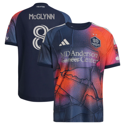 Jack McGlynn Houston Dynamo FC 2026 Mission Control On-Field Patch Jersey - Blue