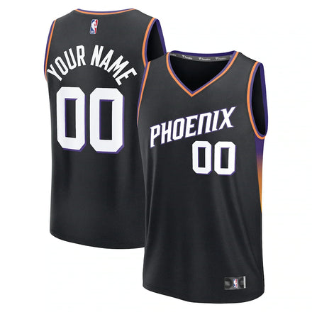 Phoenix Suns Custom Jersey - Icon Edition - Black