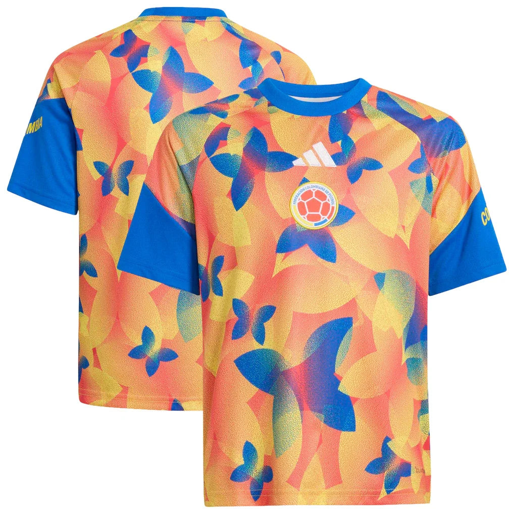 Colombia National Team Youth 2026 Pre-Match Top - Orange