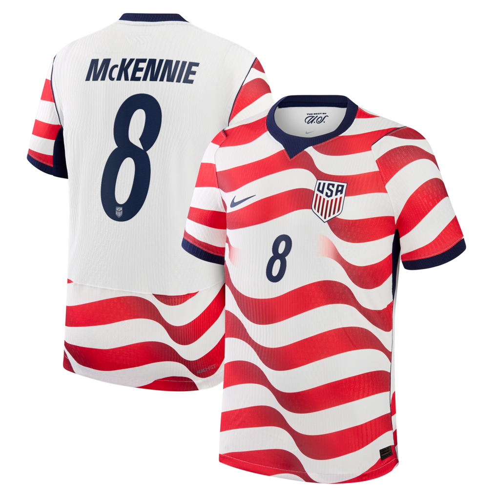 Weston McKennie #8 USMNT 2026 Home Match - White