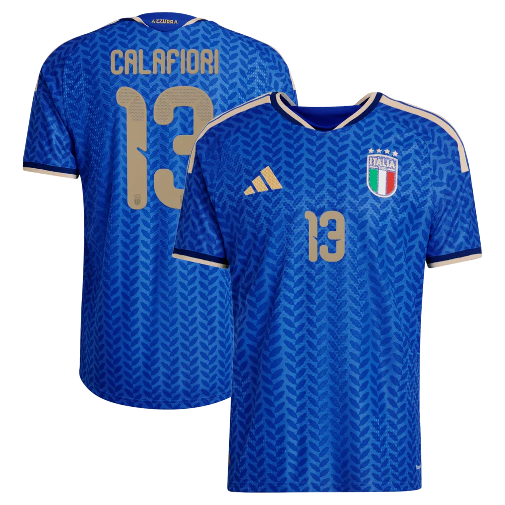 Riccardo Calafiori Italy National Team 2026 Home - Blue