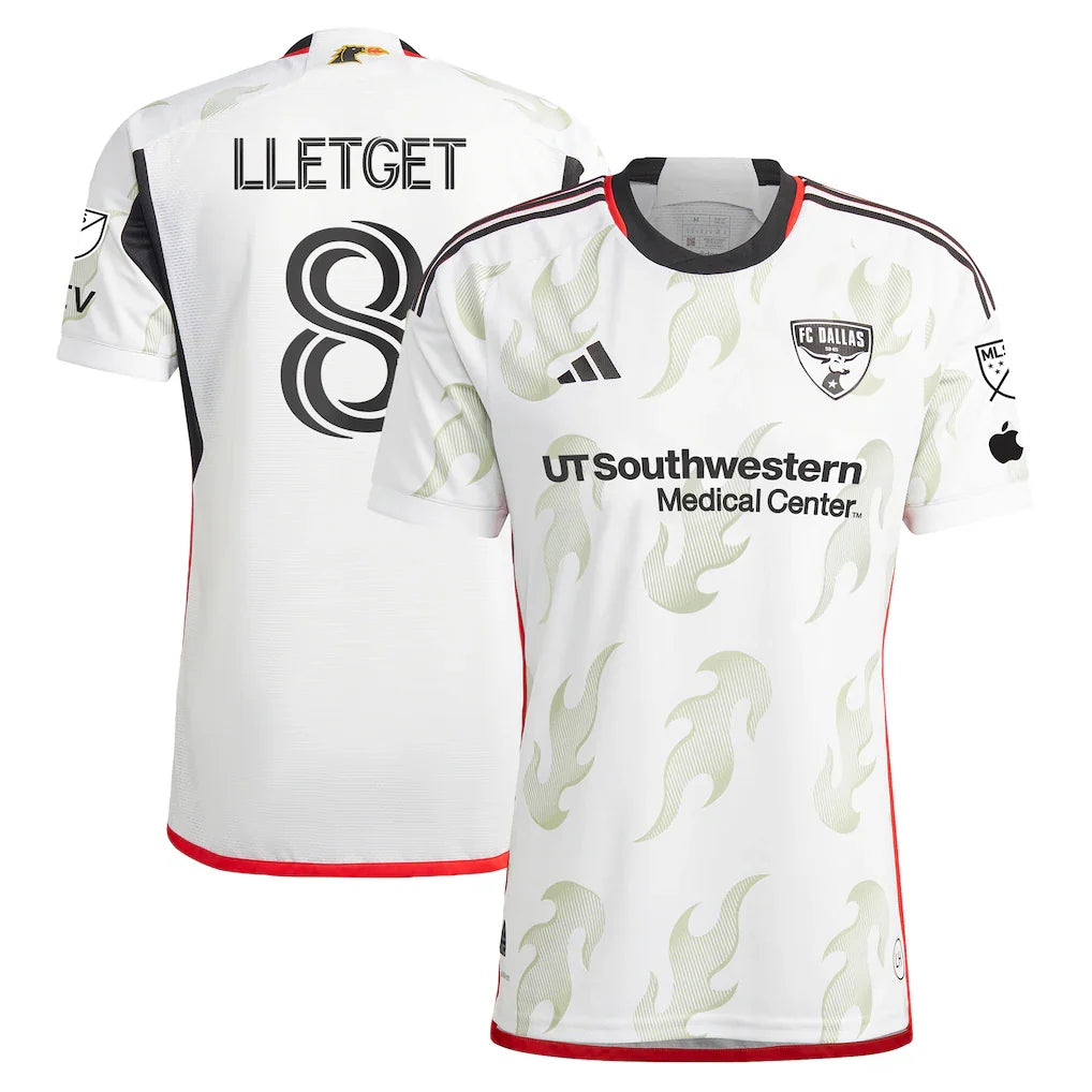 Sebastian Lletget FC Dallas 2024 Burn Baby Burn Player Jersey – White