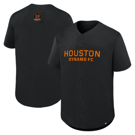 Houston Dynamo FC Maximum Intensity Button-Up Jersey - Black