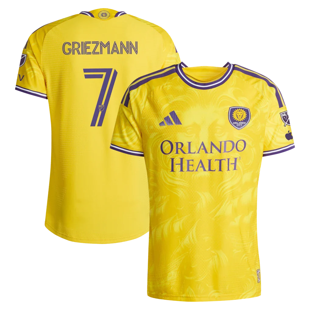 Antoine Griezmann Orlando City SC 2026 Sunken Treasure Kit On-Field - Yellow