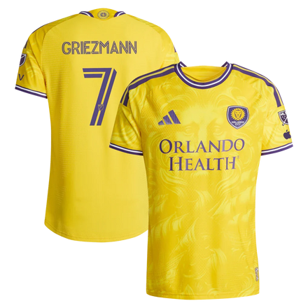 Antoine Griezmann Orlando City SC 2026 Sunken Treasure Kit On-Field - Yellow