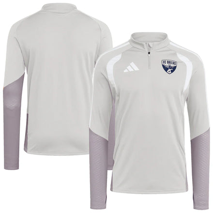 FC Dallas 2026 Tiro Competition Quarter-Zip Training Top - Silver