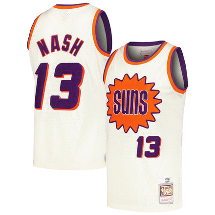 Steve Nash Phoenix Suns Chainstitch - Cream