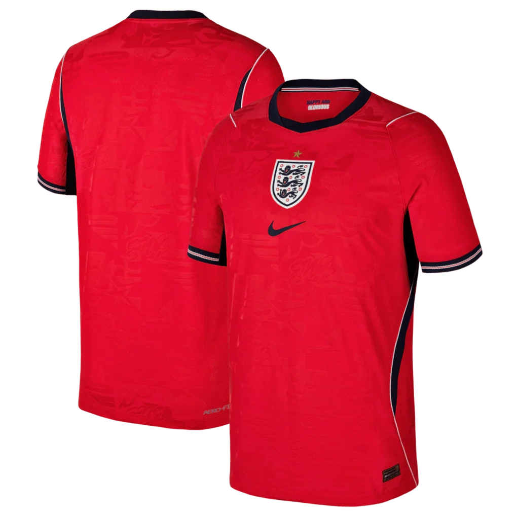 England National Team Youth 2026 Away Match - Red
