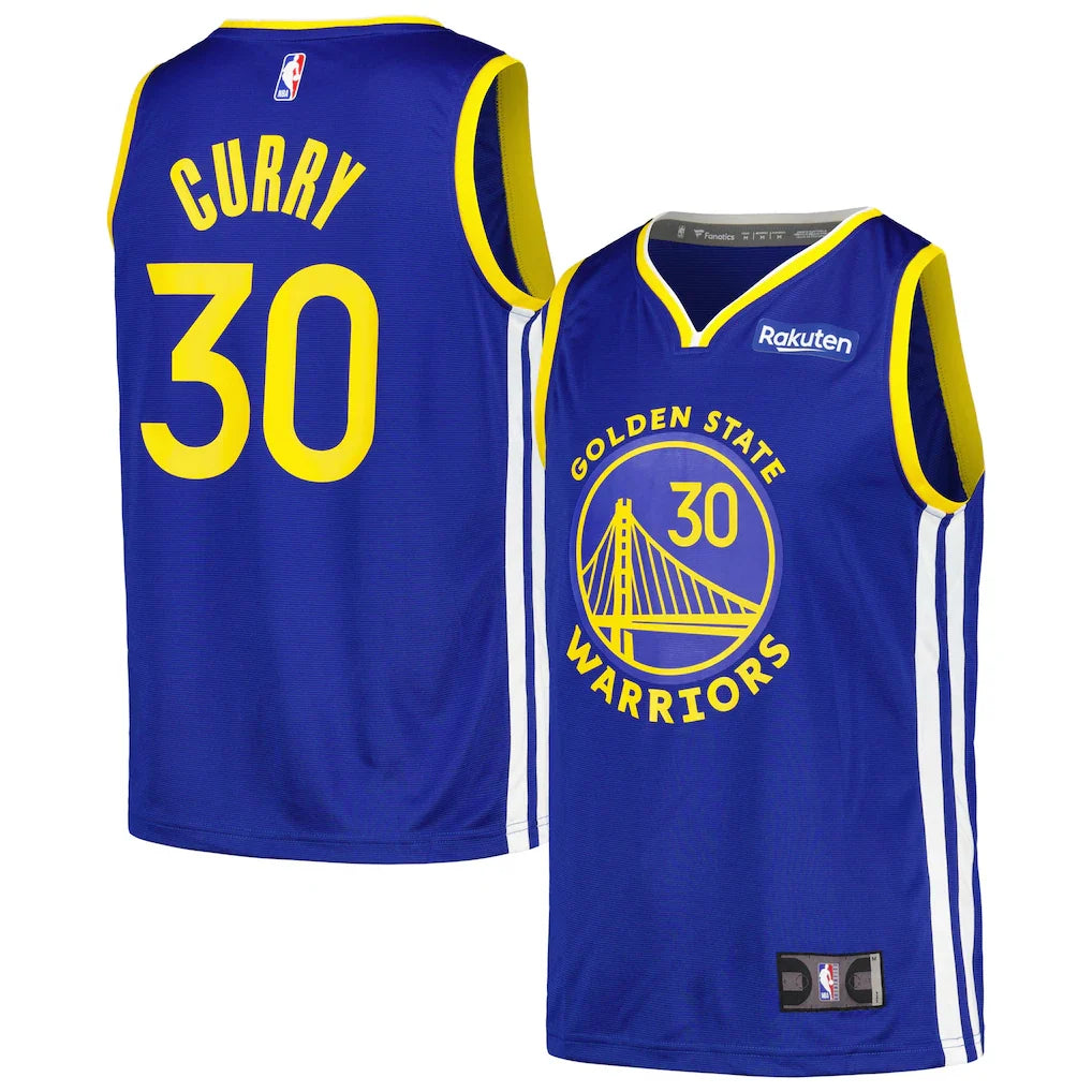 Stephen Curry Golden State Warriors Player Badge Jersey - Royal