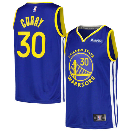 Stephen Curry Golden State Warriors Player Badge Jersey - Royal