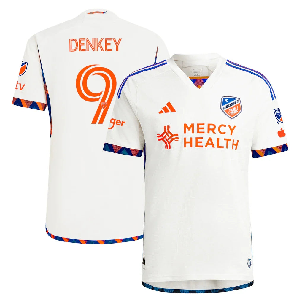 Kévin Denkey FC Cincinnati 2024 The Canvas Kit Player Jersey - White