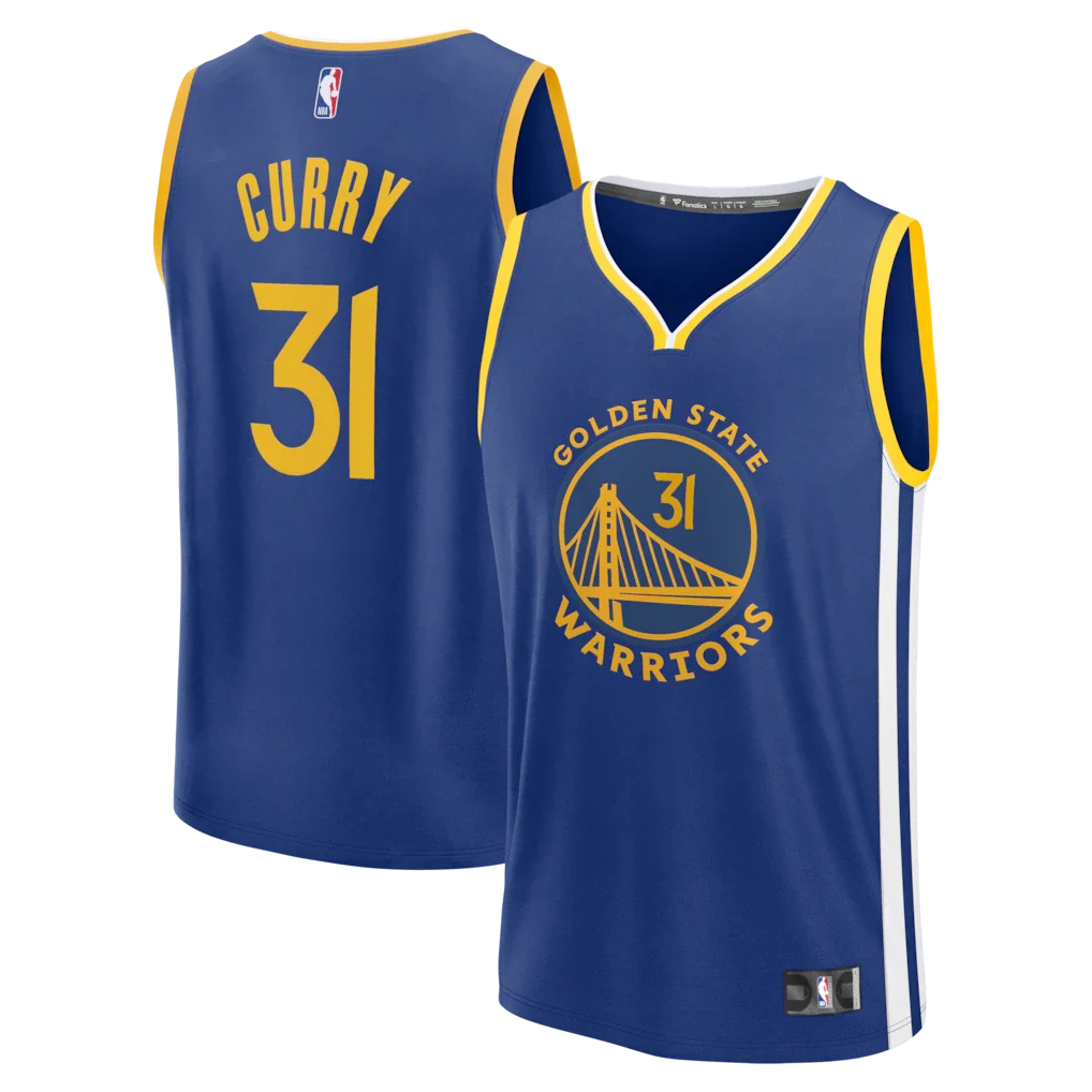 Seth Curry Golden State Warriors Fanatics Fast Break Jersey - Blue - Icon Edition