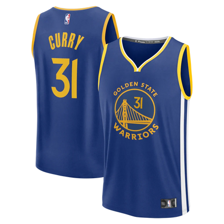 Seth Curry Golden State Warriors Fanatics Fast Break Jersey - Blue - Icon Edition