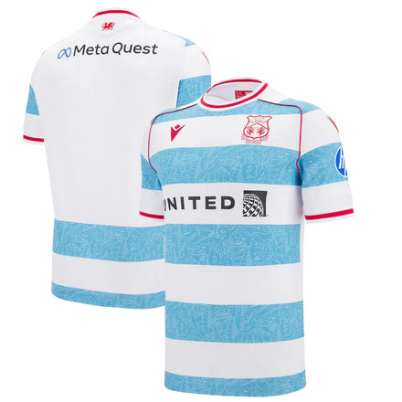 Wrexham Macron Youth 2025/26 Third Jersey - White