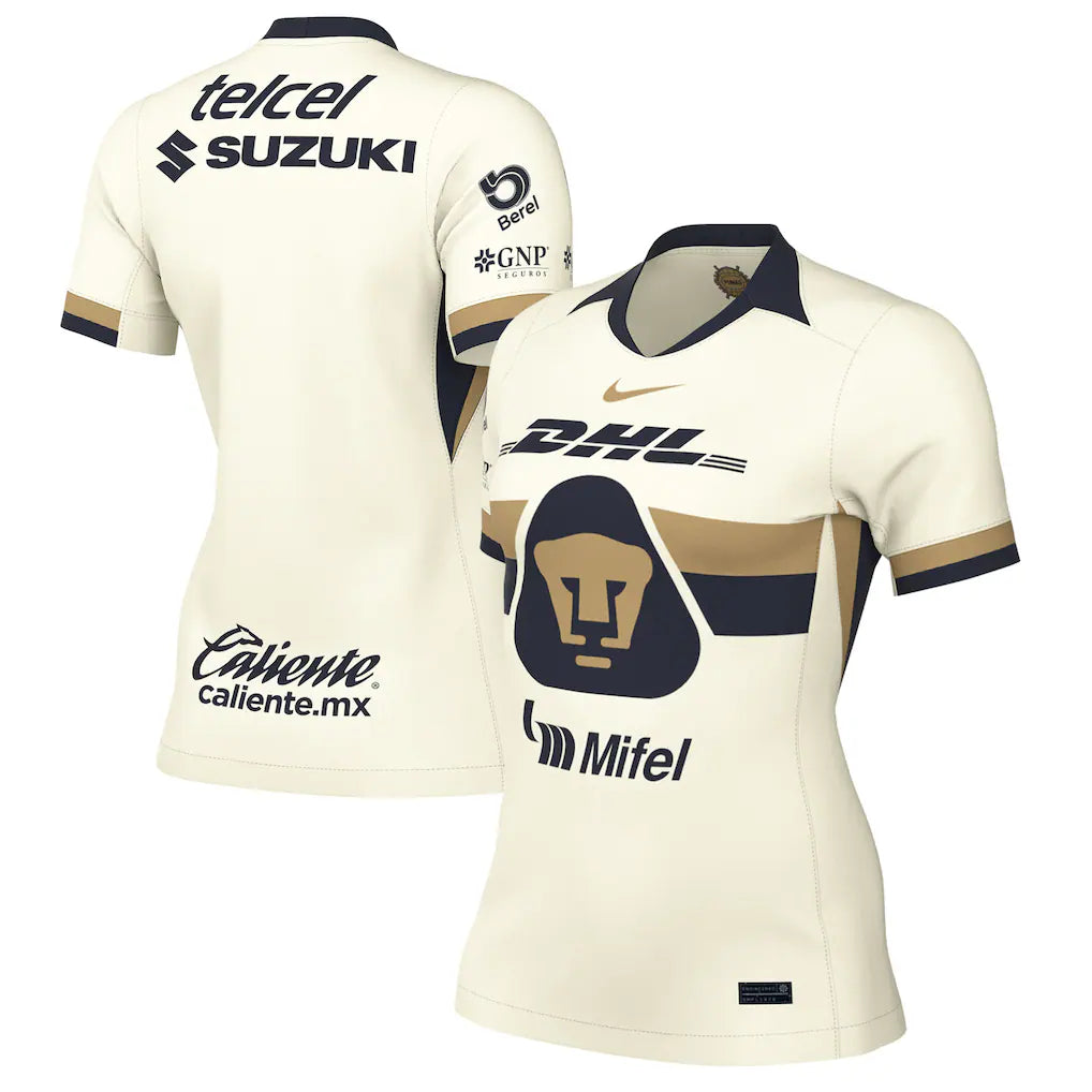 Pumas Nike Women's 2025/26 Home Jersey - Cream