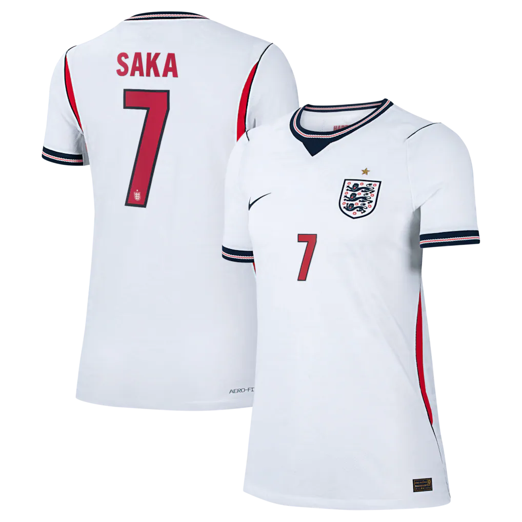 Bukayo Saka England National Team Women's 2026 Home Match - White