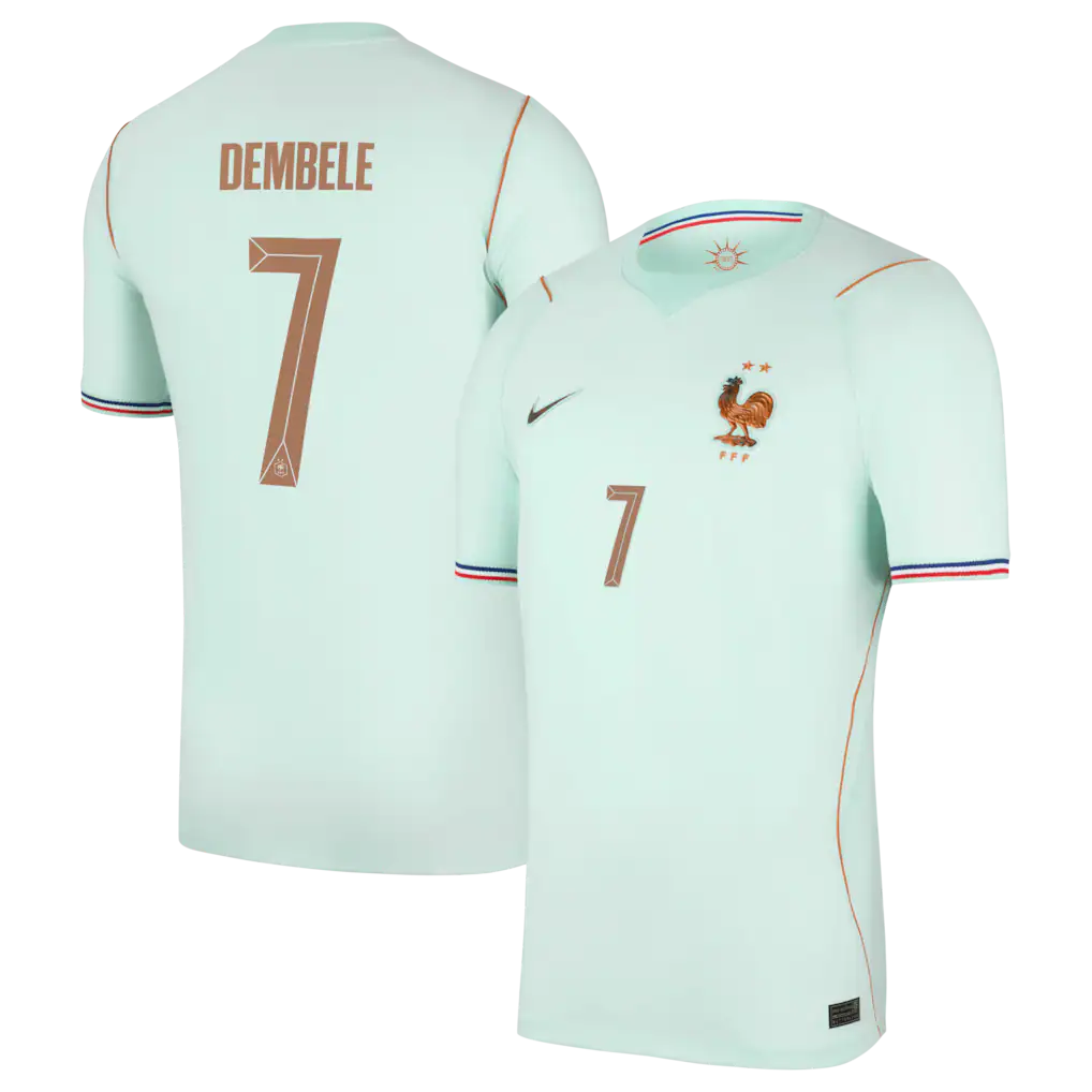 Ousmane Dembélé France National Team Nike 2026 Away Stadium Jersey - Green
