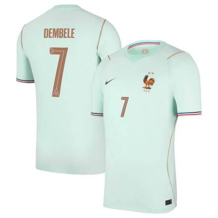 Ousmane Dembélé France National Team Nike 2026 Away Stadium Jersey - Green