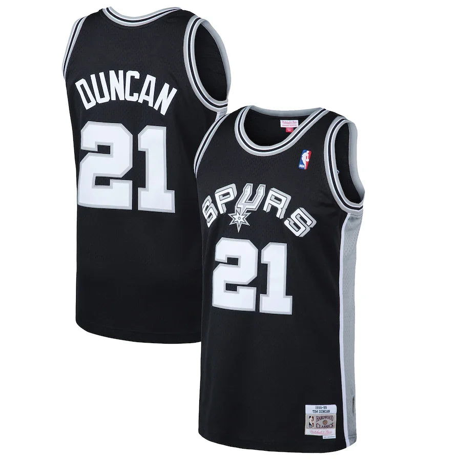 Tim Duncan San Antonio Spurs 1998/99 Hardwood Classics - Black