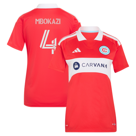 Mbekezeli Mbokazi Chicago Fire adidas Women's 2026 Forever Red Jersey - Red