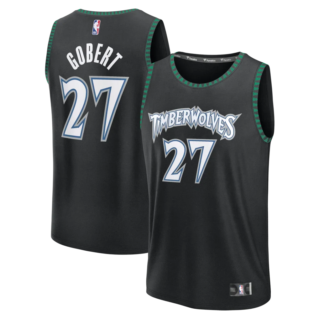 Rudy Gobert Minnesota Timberwolves Jersey - Classic Edition - Black