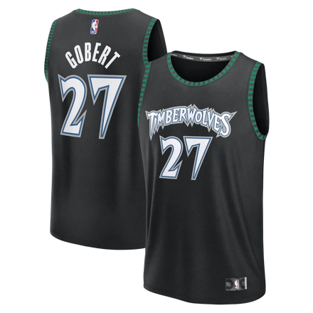 Rudy Gobert Minnesota Timberwolves Jersey - Classic Edition - Black