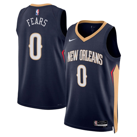 Jeremiah Fears New Orleans Pelicans Unisex Swingman Player Jersey - Icon Edition - Navy