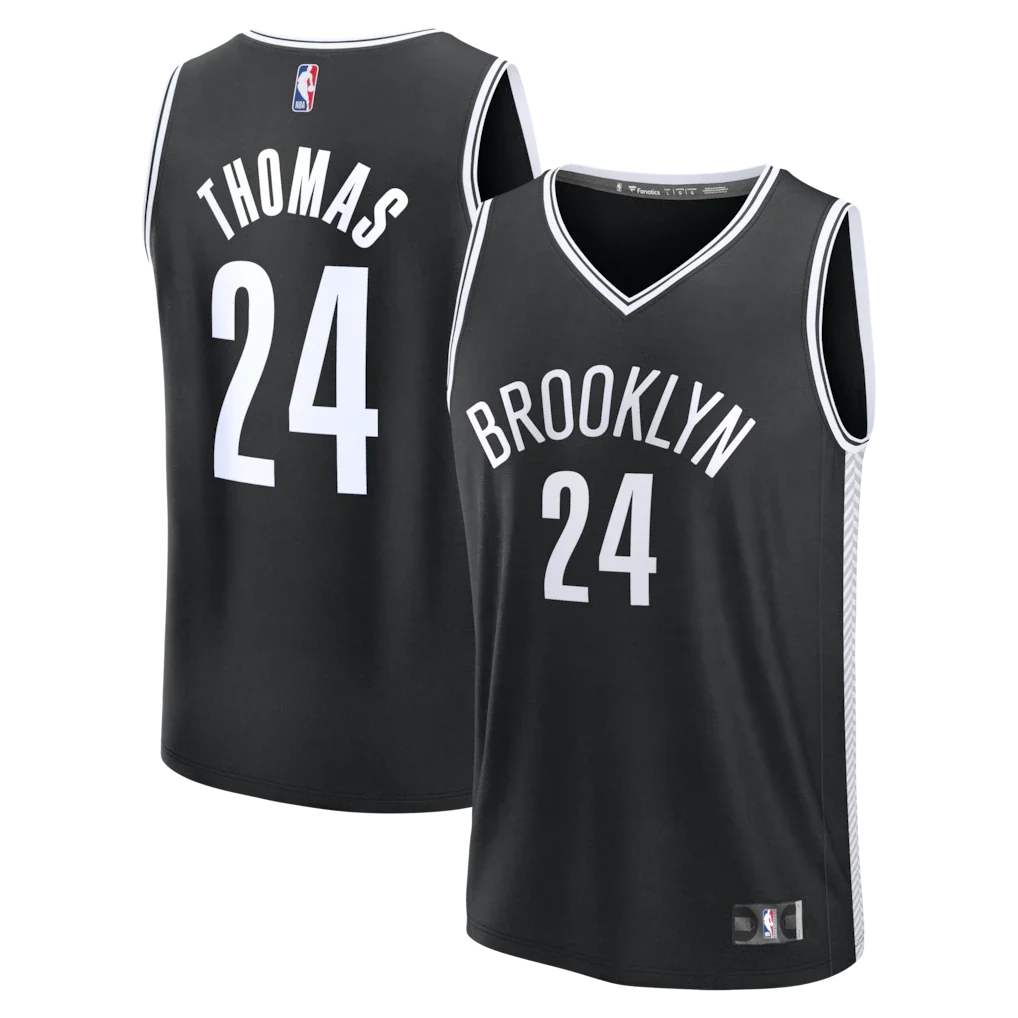 Cam Thomas Brooklyn Nets Fanatics Fast Break Jersey - Black - Icon Edition