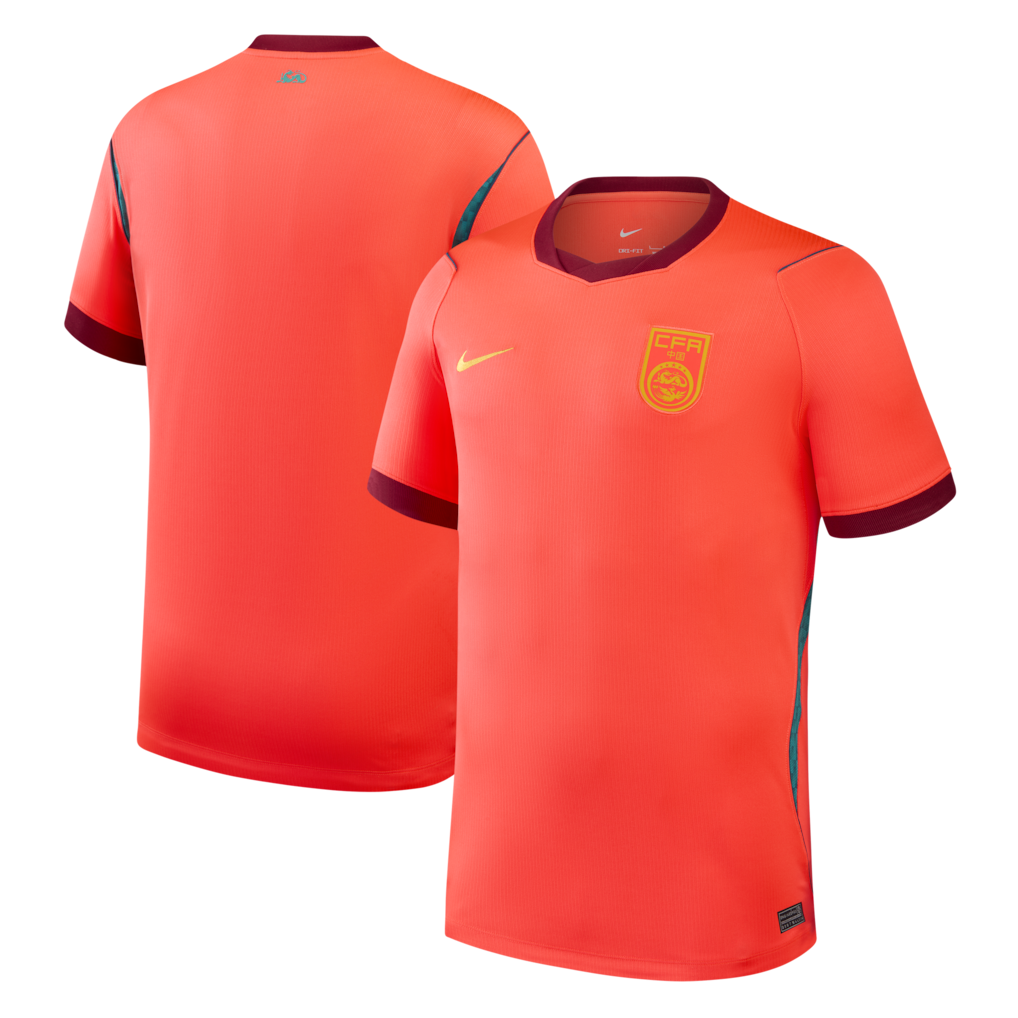 China National Team Nike 2026 Home Stadium Jersey - Red