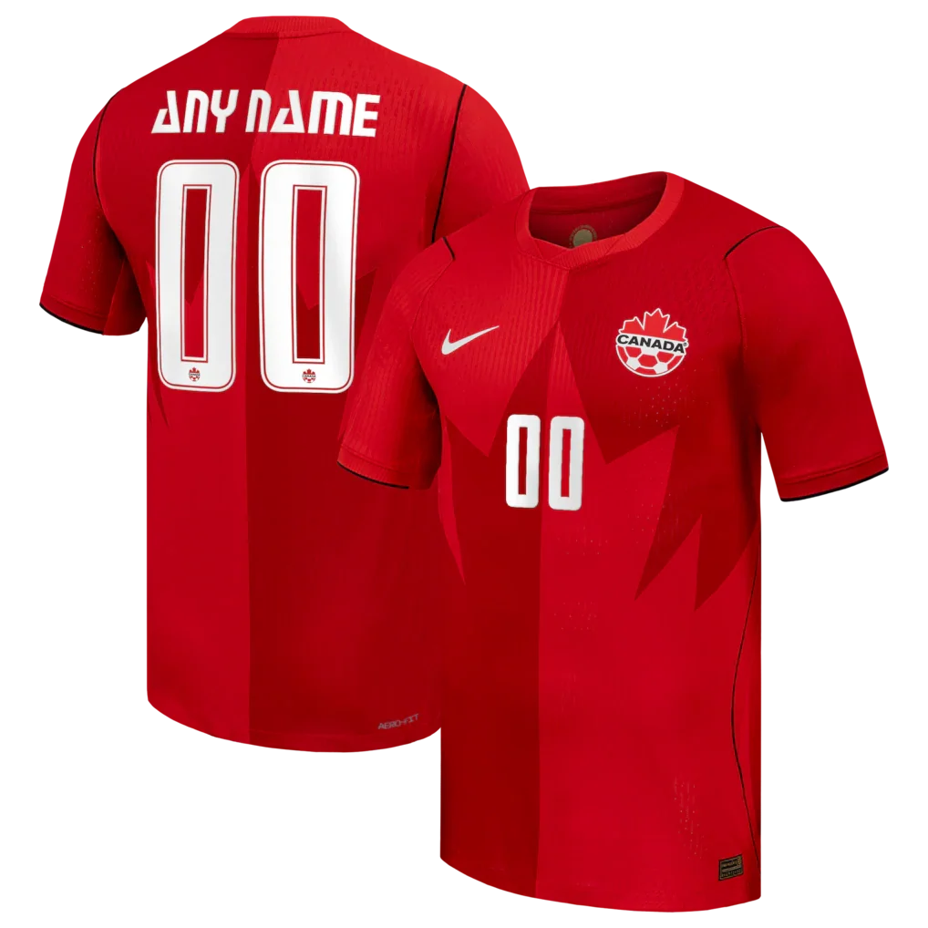 Canada Soccer 2026 Home Match Custom Jersey - Red