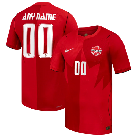 Canada Soccer 2026 Home Match Custom Jersey - Red