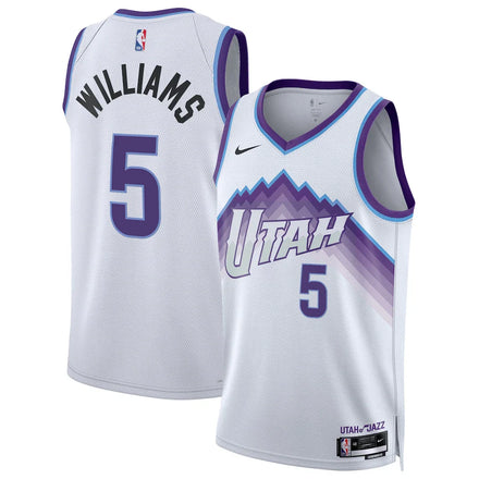 Cody Williams Utah Jazz Unisex - Association Edition - White