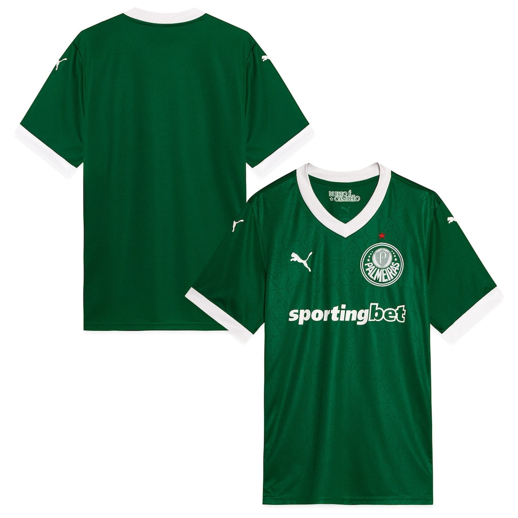 SE Palmeiras Puma 2025/26 Home Jersey - Green