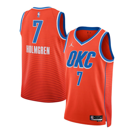 Chet Holmgren Oklahoma City Thunder Unisex - Statement Edition - Orange