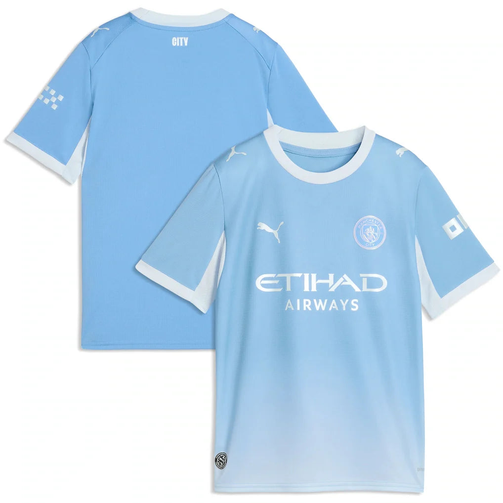 Manchester City Puma Youth 2026/27 Home Jersey - Light Blue